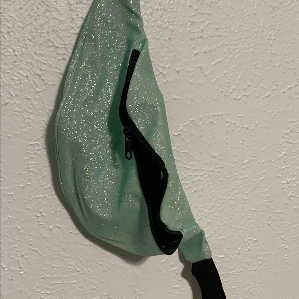 Sparkly Mint Green Fanny Pack
